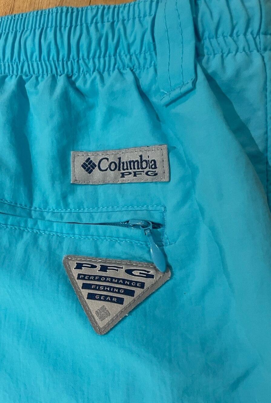 Columbia PFG Shorts Mens XL Omni Shade Mesh Lined Fishing Outdoors Swim Boating